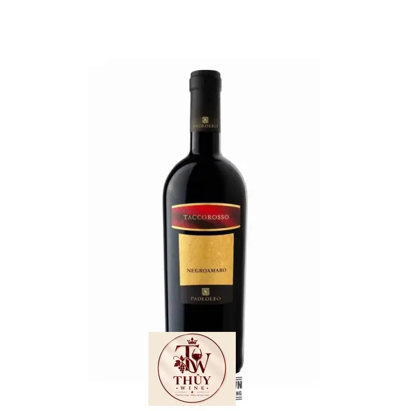 Vang Ý Taccorosso Negroamaro Paolo Leo