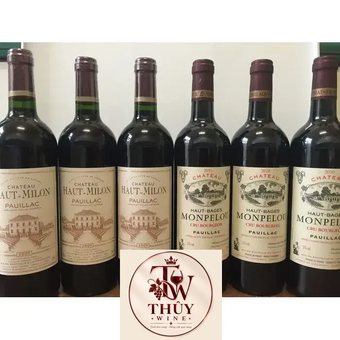 Rượu vang Pháp Chateau Haut Bages Monpelou Pauillac