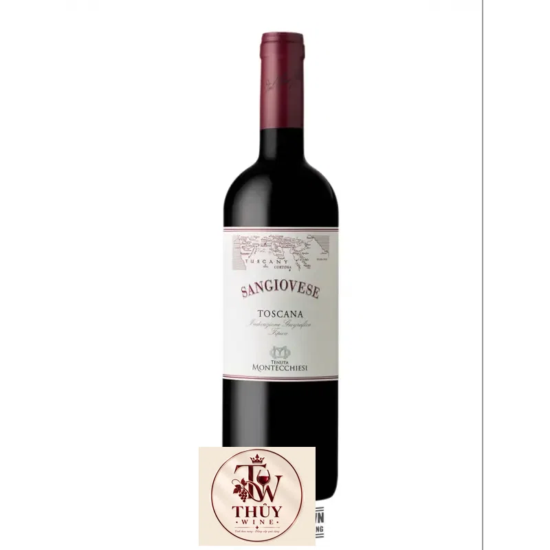 Vang Ý Sangiovese Toscana Montecchiesi