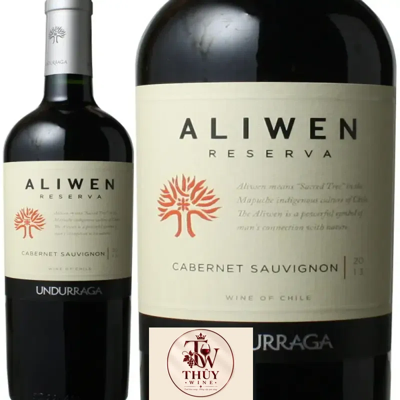 Vang Chile Undurraga Aliwen Reserva Cabernet Sauvignon - Camenere