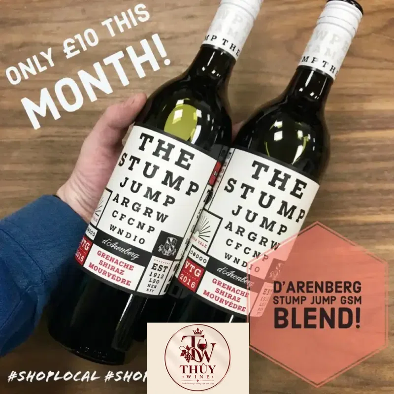 Giá ruou vang the stump jump grenache shiraz mourvedre