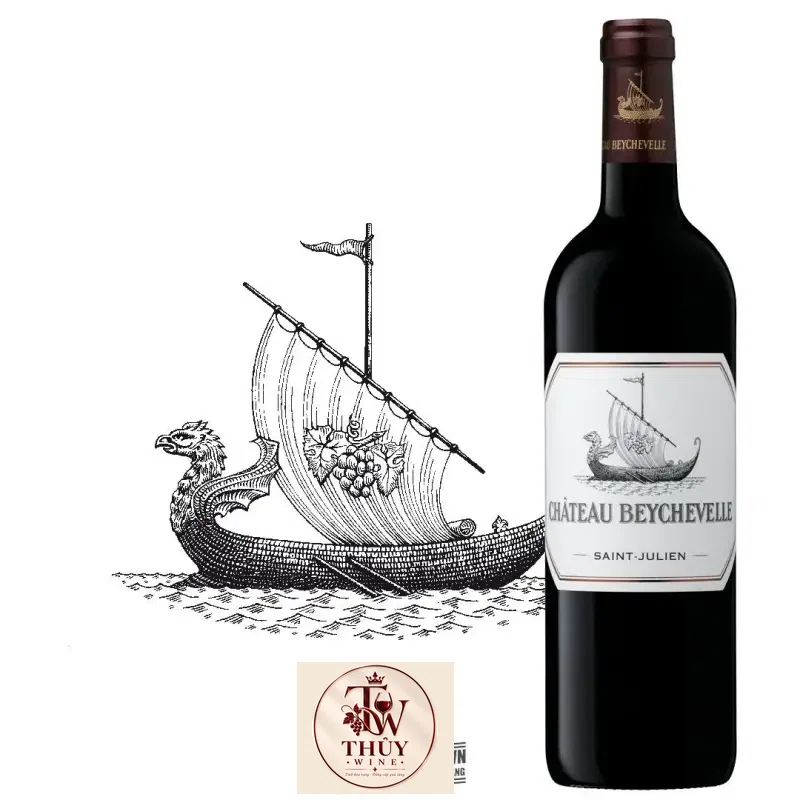 Rượu vang Pháp Chateau Beychevelle 2012