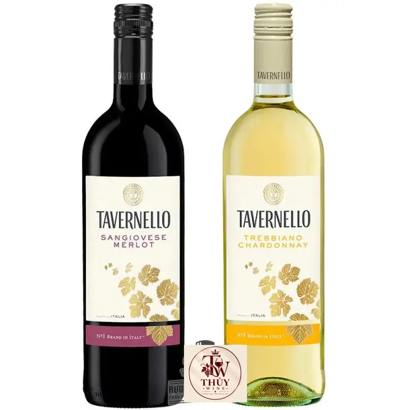 Vang Ý Tavernello Rubicone Central Đỏ - Trắng