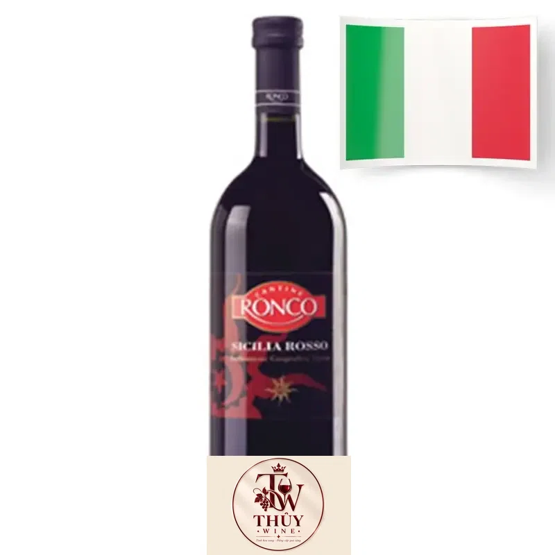 Vang Ý Ronco Sicilia IGT 1L Thượng hạng