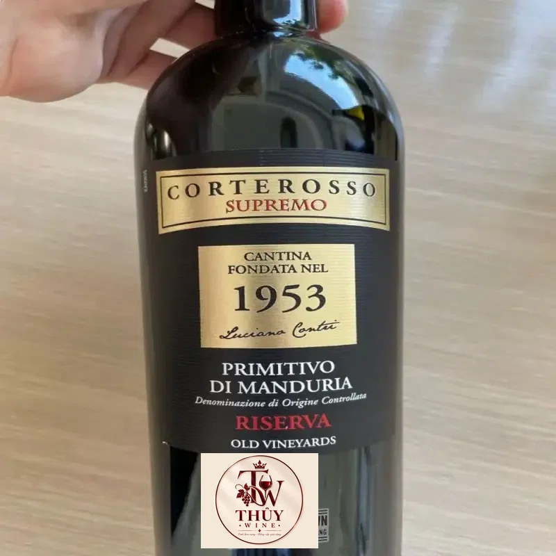 Mua ruou vang corterosso supremo primitivo di manduria riserva ở đâu giá rẻ nhất