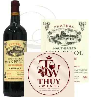 Rượu vang Pháp Chateau Haut Bages Monpelou Pauillac