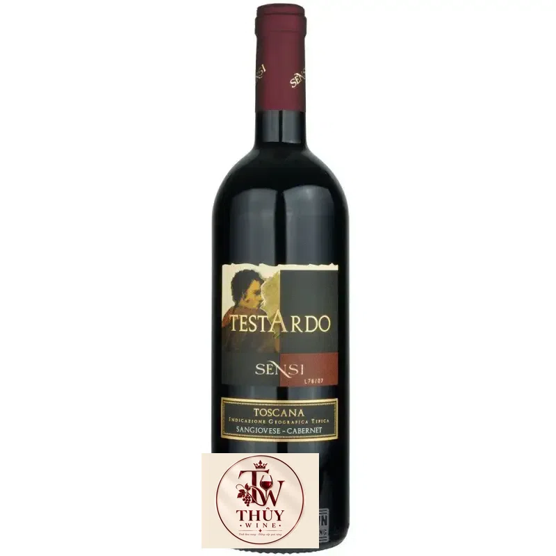 Vang Ý Testardo Sensi Toscana IGT Sangiovese Cabernet