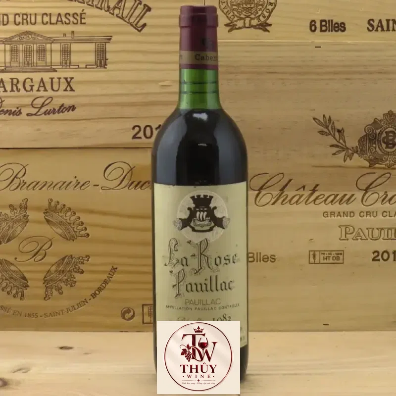 Rượu Vang Pháp La Rose Pauillac Pauillac thượng hạng