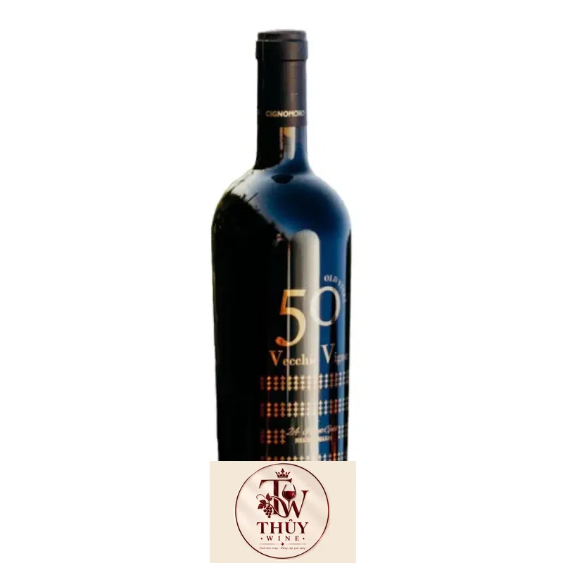 Rượu vang 50 Vecchie Vigne 24 Karat gold 15độ