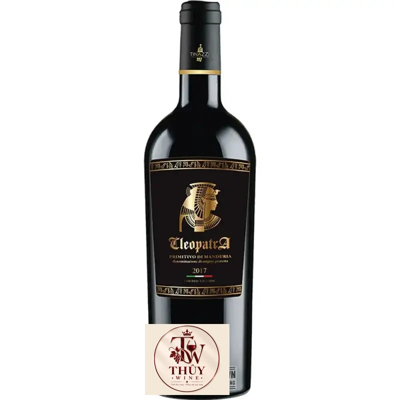 Rượu vang Cleopatra Primitivo Di Manduria Tinazzi thượng hạng