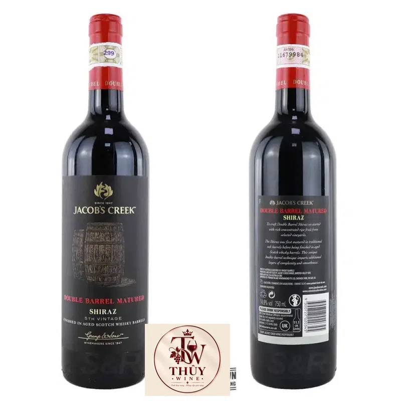 Rượu vang Jacobs Creek Double Barrel Shiraz