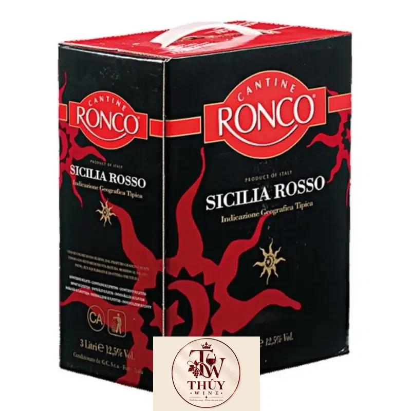 Vang Ý Ronco Sicilia Rosso Thượng hạng