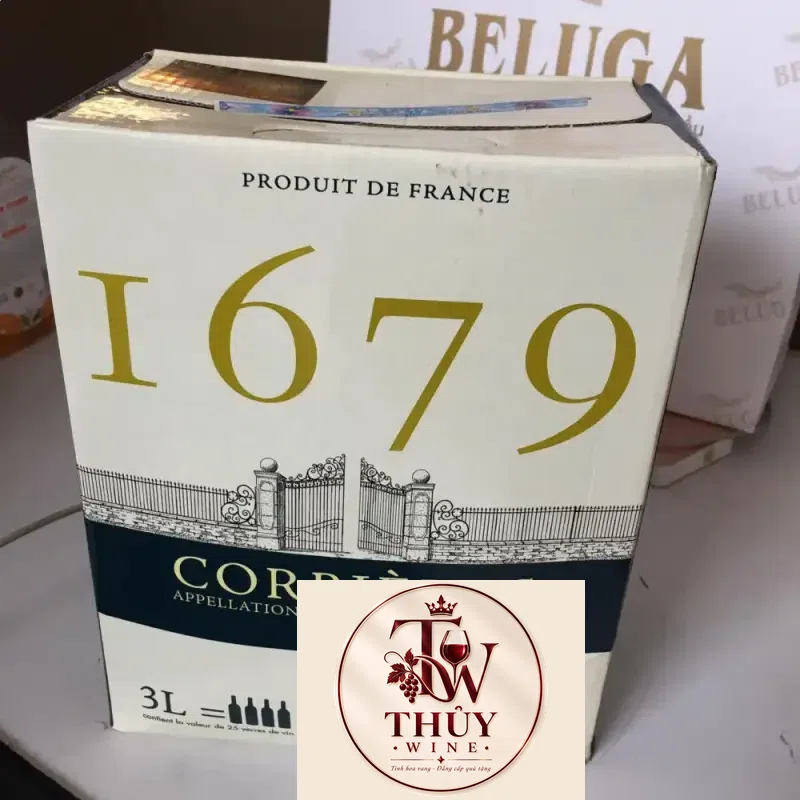 Vang bịch Pháp 1679 Corbieres 3L uống ngon