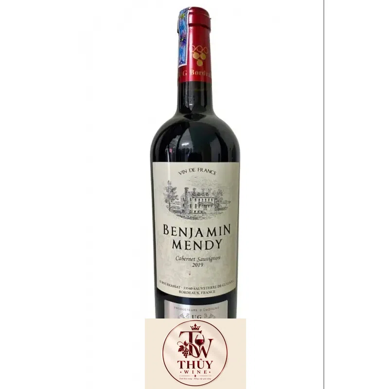 Rượu Vang Pháp Benjamin Mendy UG Bordeaux uống ngon