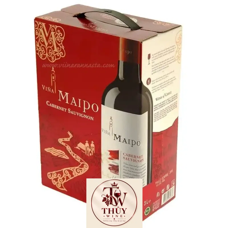 Vang Chile Vina Maipo Cabernet Sauvignon Bịch 3L