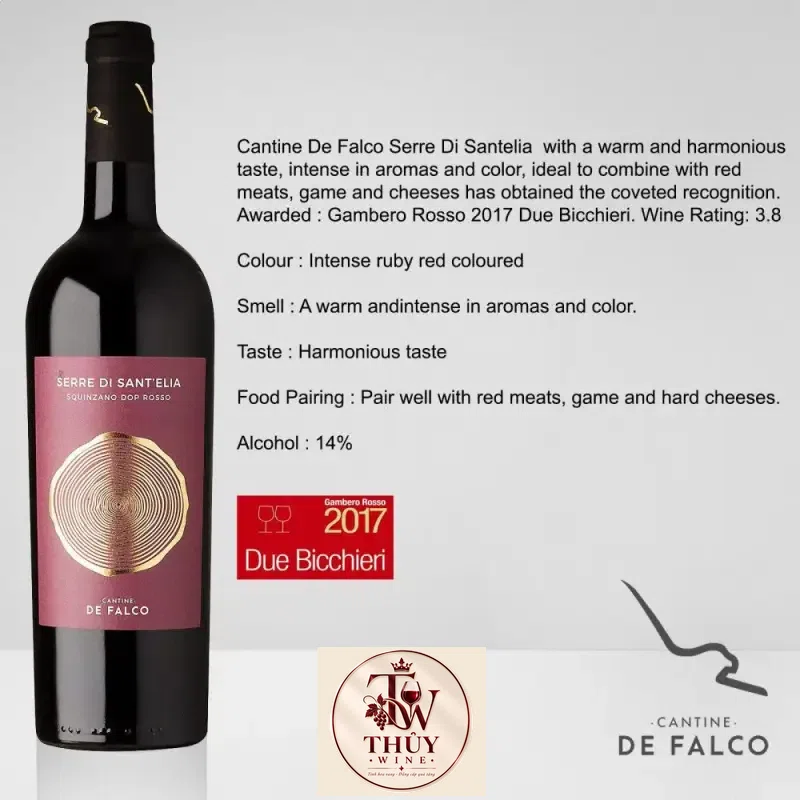 Địa chỉ bán vang y serre di sant elia squinzano dop rosso giá rẻ tại Sài Gòn