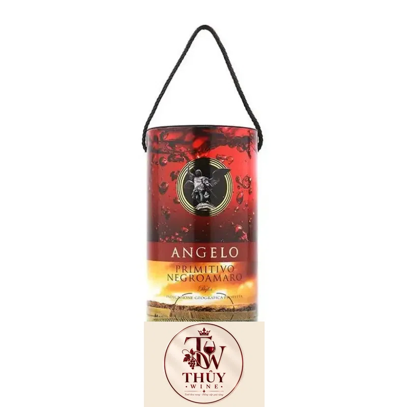 Vang Bịch Ý ANGELO PRIMITIVO NEGROAMARO 3L