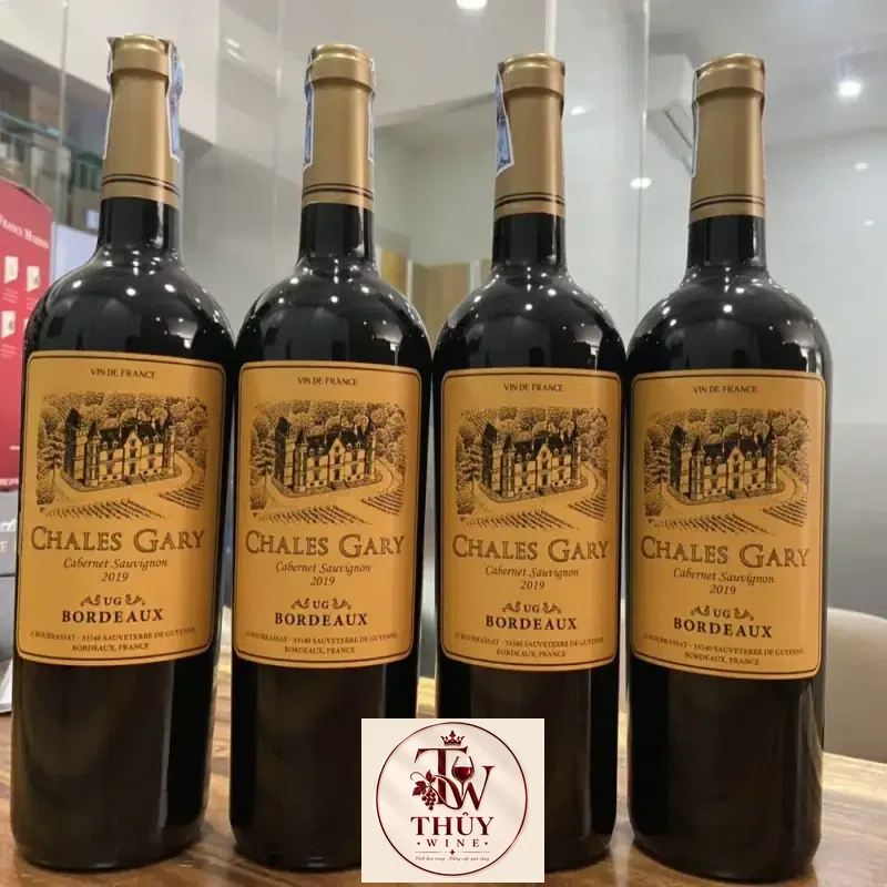 ruou vang chales gary bordeaux giá bao nhiêu