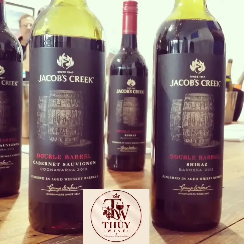 Giá ruou vang jacobs creek double barrel shiraz