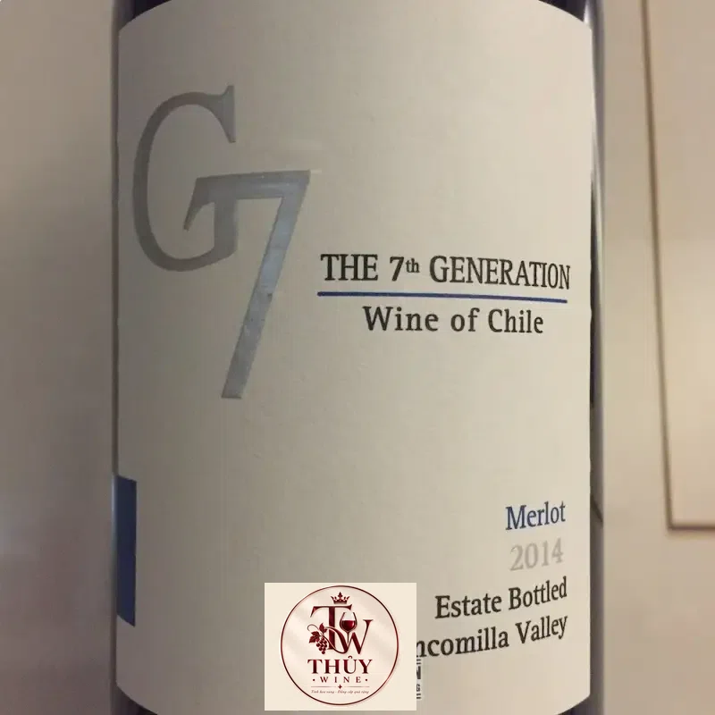 Rượu vang Chile G7 Merlot