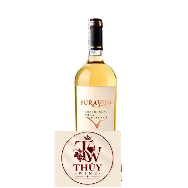 Rượu vang Chile Pura Vida Gran Reserva Chardonnay 15