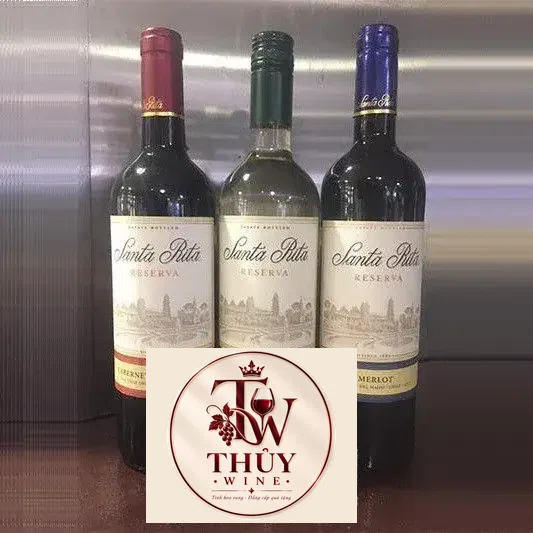 Vang Chile Santa Rita Reserva Đỏ - Trắng