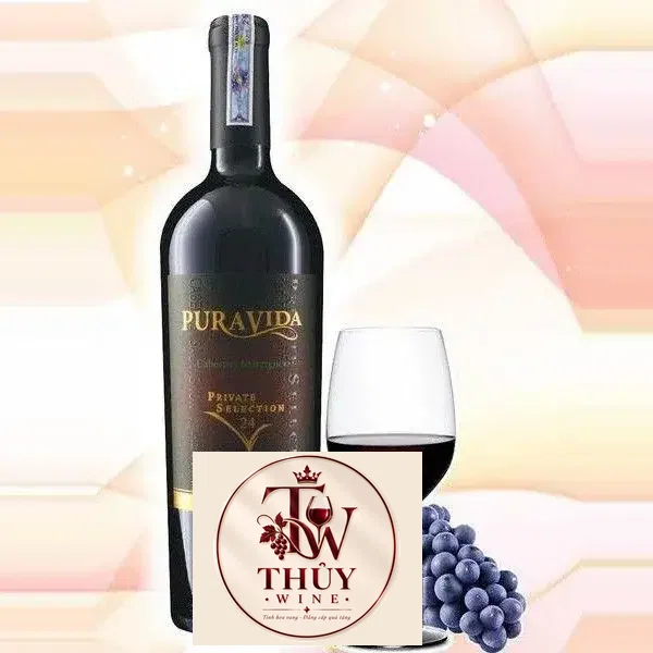 Rượu Vang Chile PURAVIDA PRIVATE SELECTION Cabernet Sauvignon 24
