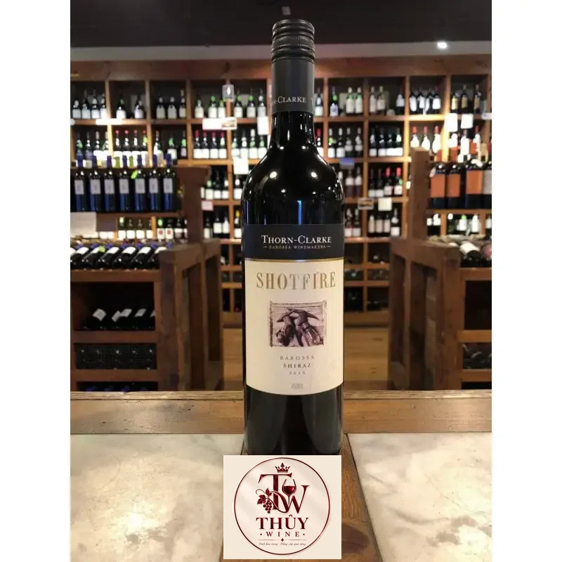 Giá ruou vang shotfire thorn clarke shiraz do hao hang