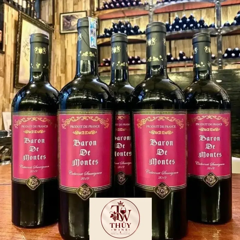 Rượu Vang Pháp BARON DE MONTES Thượng hạng