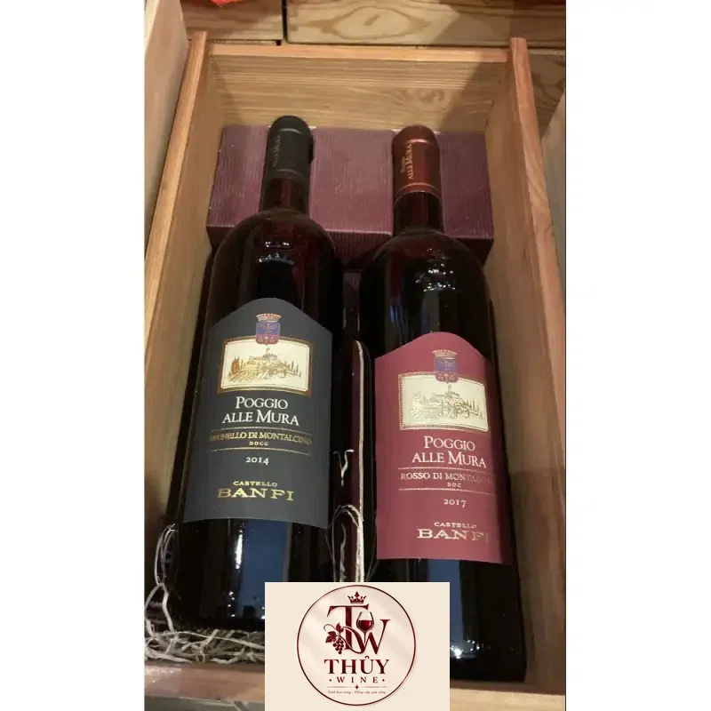 ruou vang castello banfi poggio alle mura rosso di montalcino giá bao nhiêu