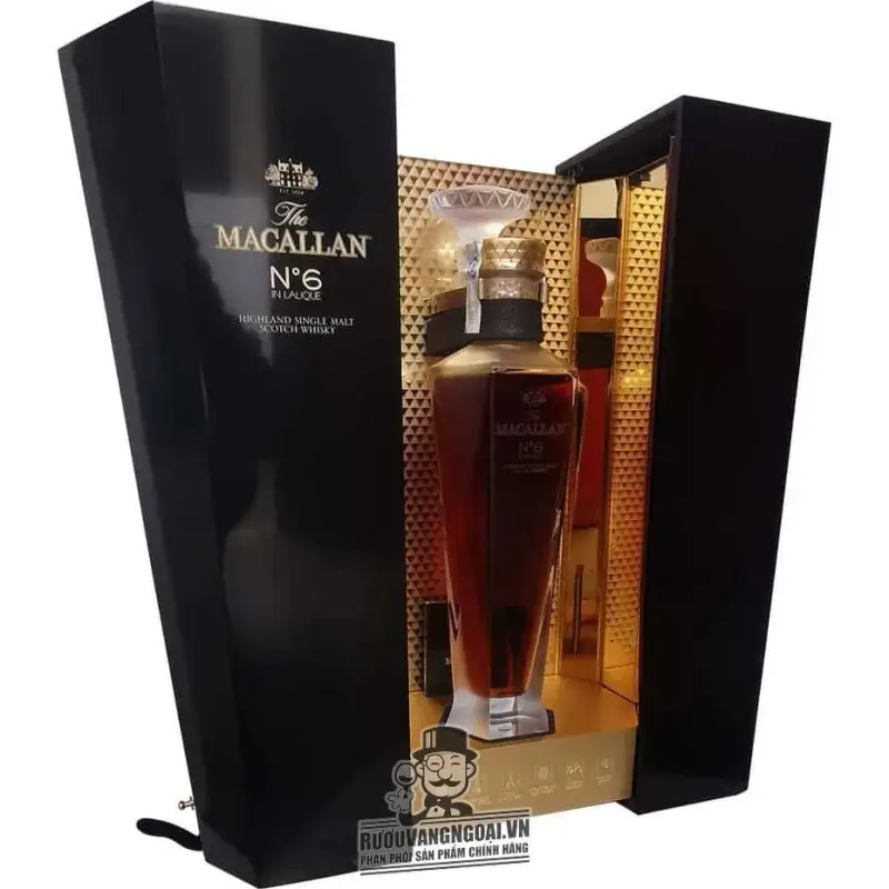 Rượu Macallan No6 Lalique cao cấp