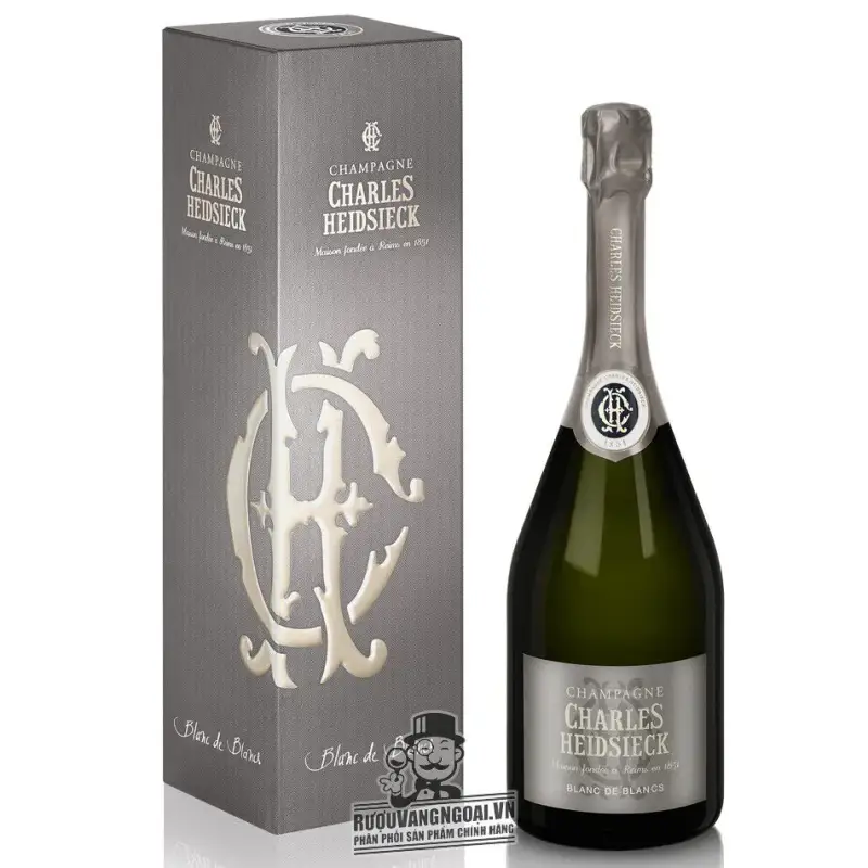 Địa chỉ bán ruou champagne charles heidsieck blanc de blancs giá rẻ tại Sài Gòn