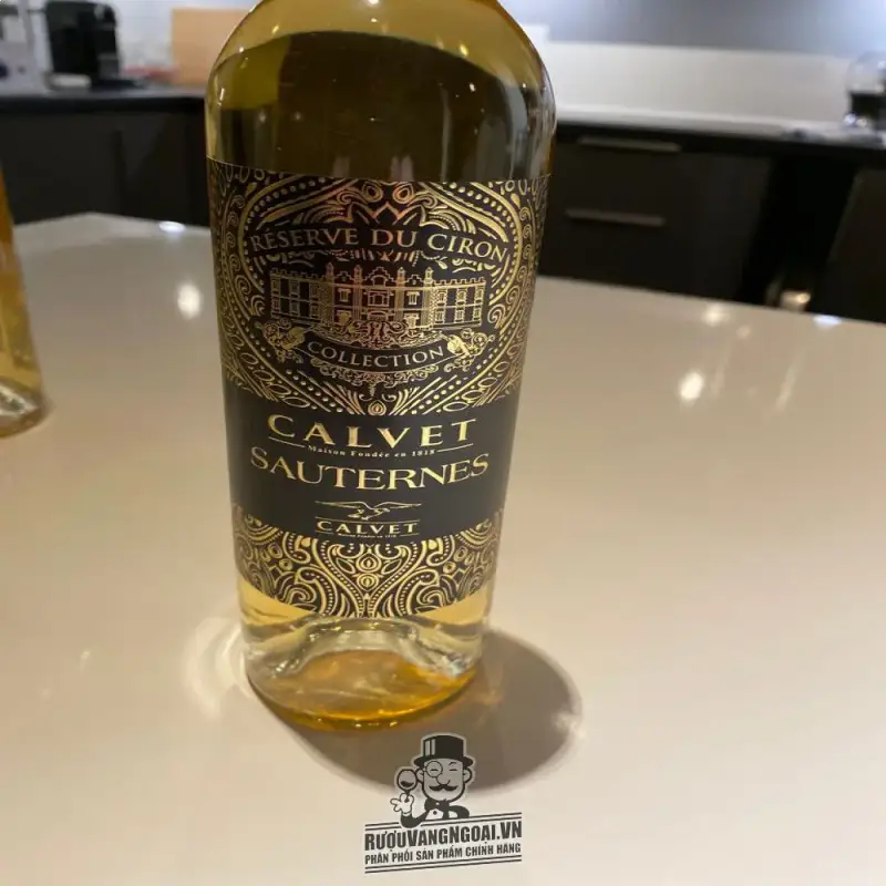 Mua ruou vang calvet sauternes vang ngot hao hang giá rẻ tại Sài Gòn