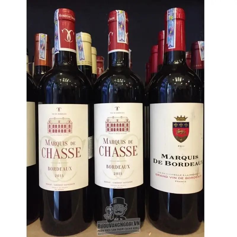 Vang Pháp Marquis de Chasse Bordeaux 2015