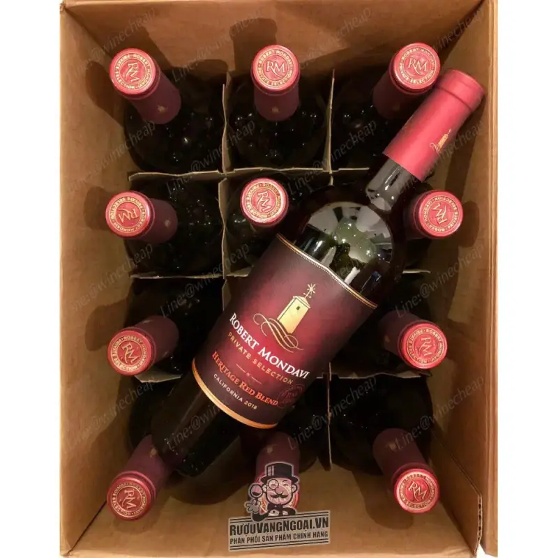 Mua vang my robert mondavi heritage red blend cao cap giá rẻ tại Hà Nội