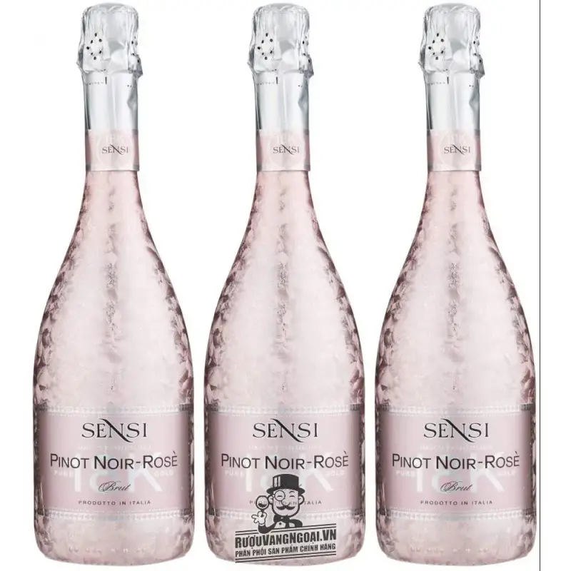 Rượu Vang Ý Sensi 18K Prosecco Rose Brut thượng hạng