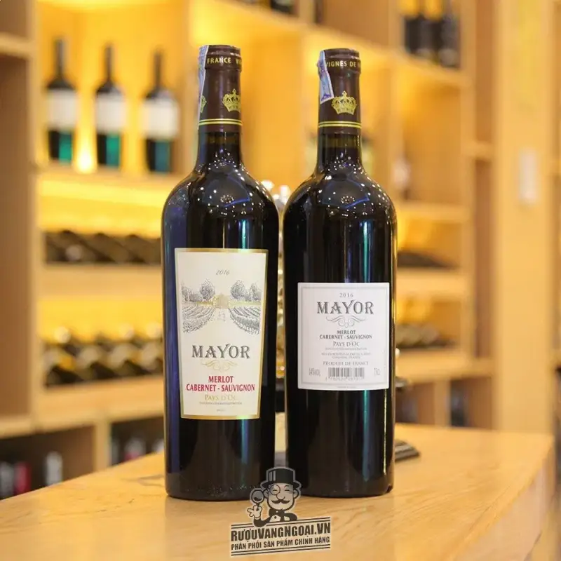 Vang Pháp Mayor Merlot Cabernet Sauvignon 2016