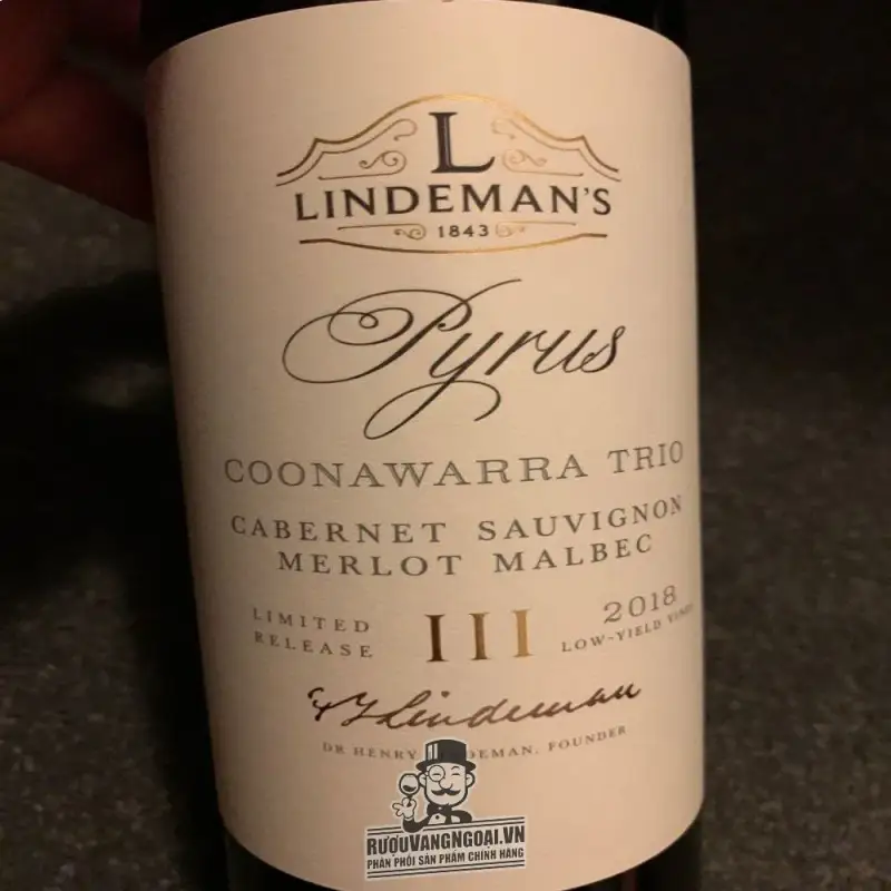ruou vang lindemans pyrus trio cabernet malbec merlot mua ở đâu giá rẻ nhất