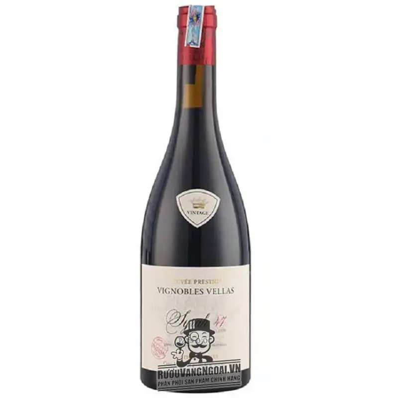 Vang Pháp Vignobles Vellas Syrah 47 Limited Cuvee Prestige uống ngon