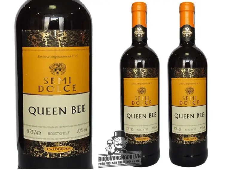 Vang ngọt ý Semi Dolce Queen Bee