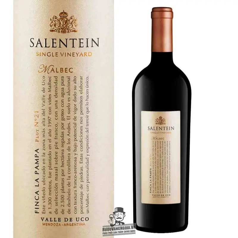 Vang Argentina Salentein Single Vineyard Malbec