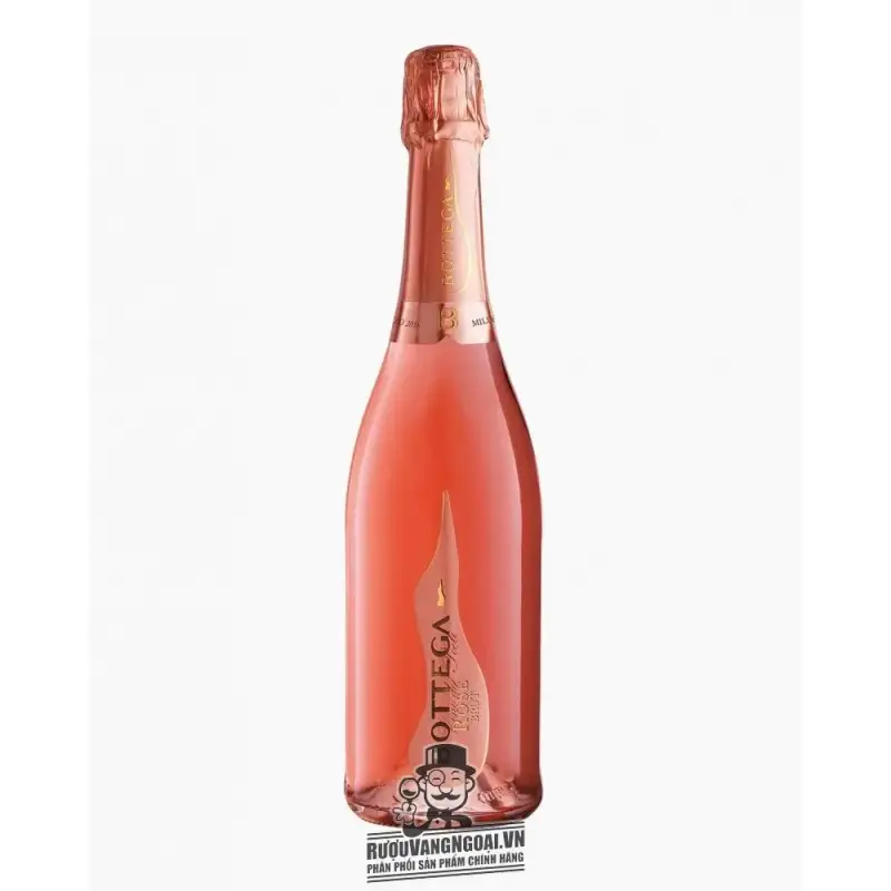 Rượu sâm banh Ý Bottega Il Vino Dei Poeti Brut Spumante Rosato