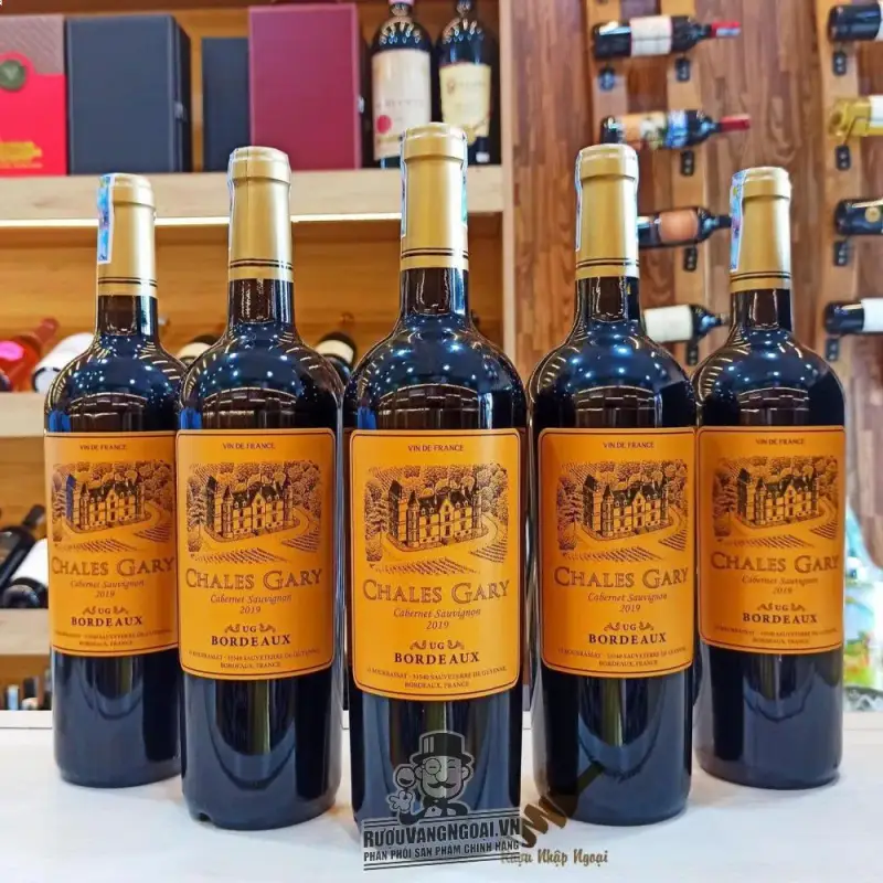 Rượu Vang Chales Gary Bordeaux uống ngon