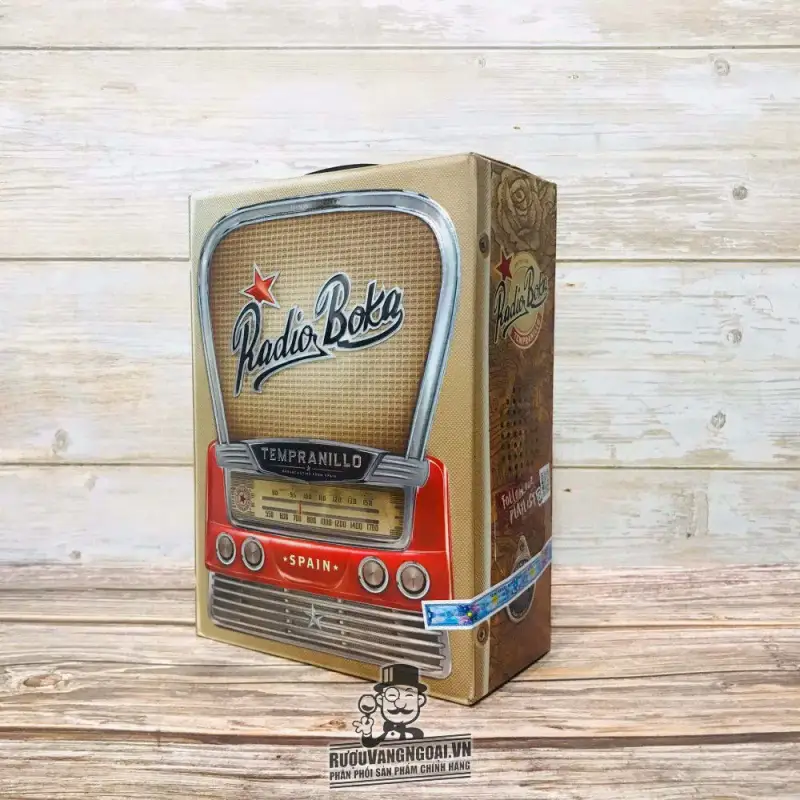 Rượu vang bịch Radio Boka Tempranillo 3L