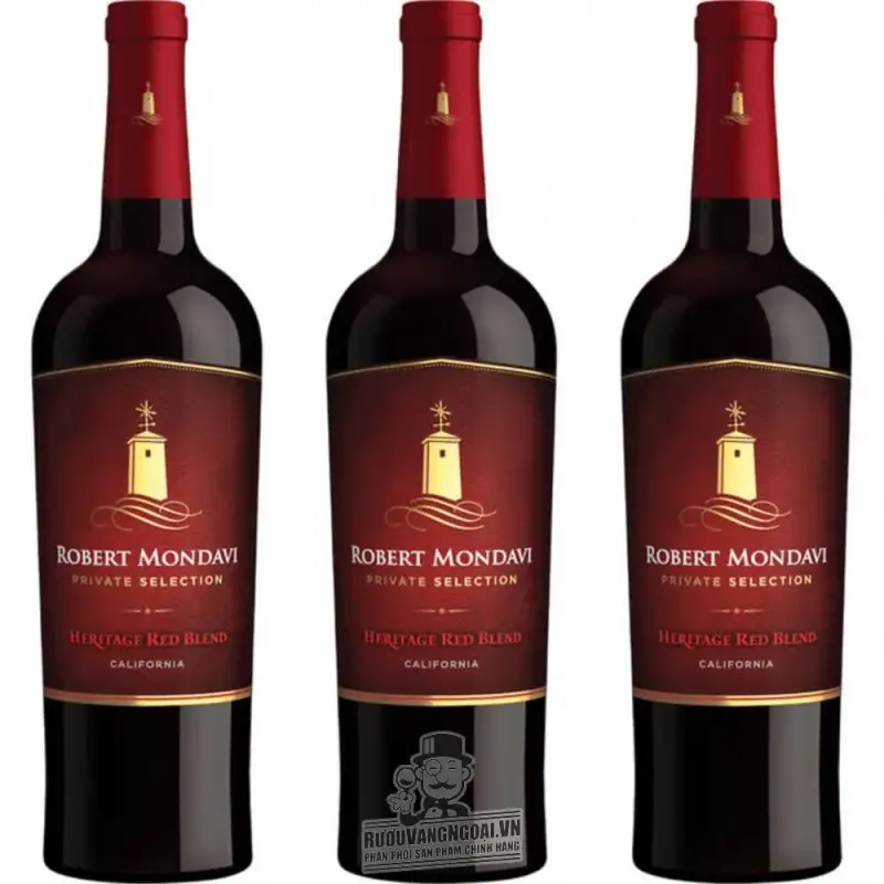 Vang Mỹ Robert Mondavi Heritage Red Blend uống ngon