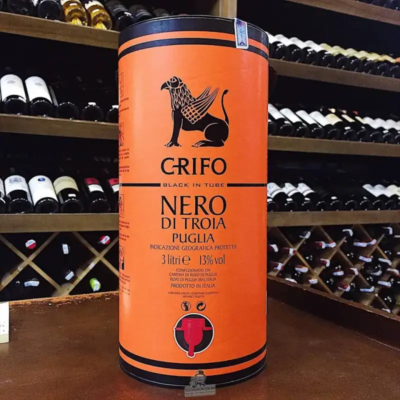 Vang Ý Crifo Nero Di Troia Puglia IGP (Bịch 3L)