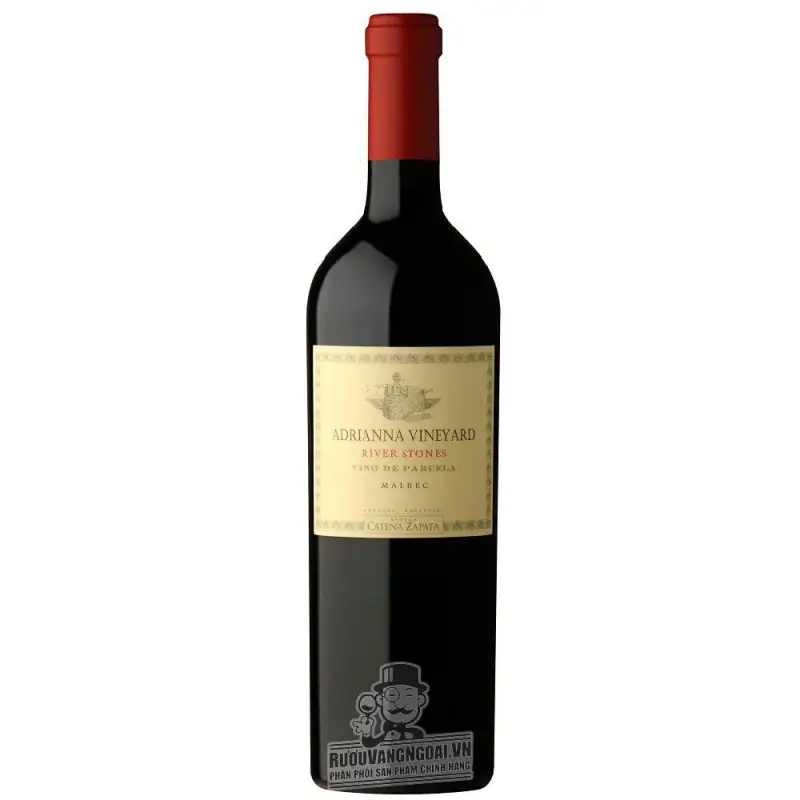 Rượu vang Adrianna Vineyard River Stones Catena Zapata Malbec cao cấp