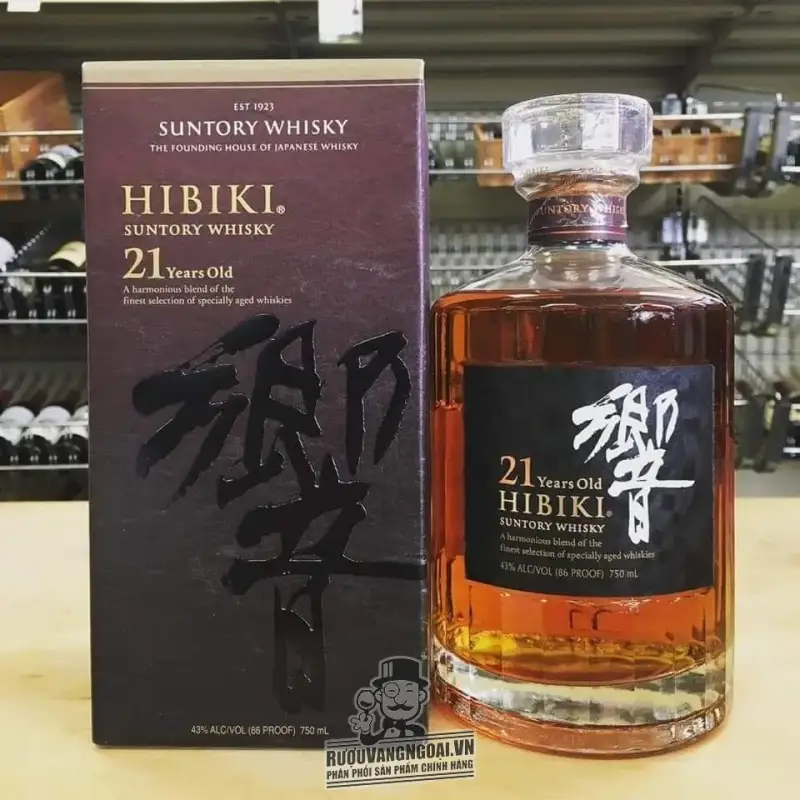 Rượu Hibiki 21 Năm cao cấp