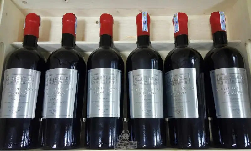 Rượu Vang Ý 16 Độ MONTE DEI COCCI PRIMITIVO