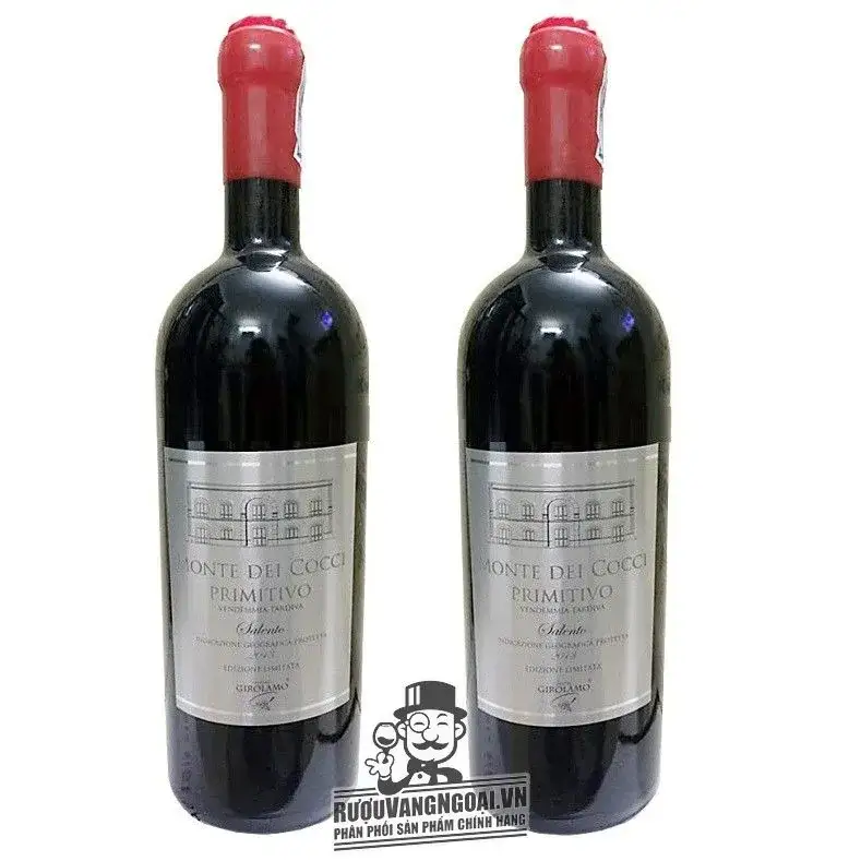 Rượu Vang Ý 16 Độ MONTE DEI COCCI PRIMITIVO